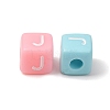Opaque Acrylic European Beads AC-CBA7A73-01J-2