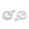 Rack Plating Alloy Pendants FIND-N005-31P-2