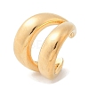 304 Stainless Steel Two-layer C-Shaped Cuff Earrings EJEW-M073-10G-2
