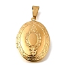 316 Stainless Steel Locket Pendants X-STAS-C123-01B-G-1