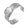 Constellation Alloy Open Cuff Bangles for Women Men LS-BJEW-C064-01AS-06-1