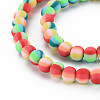 Handmade Polymer Clay Beads Strands X-CLAY-N008-057-01-3