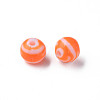Opaque Striped Acrylic Beads MACR-S373-27D-04-1