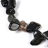 Natural Eagle Eye Stone Nuggets Beads Strands G-B125-A15-01-3