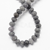1Strand Natural Jade Beads Strands X-G-R171-6x8mm-16-2