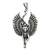 304 Stainless Steel Big Pendants STAS-V008-05AS-1