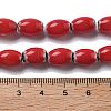Handmade Millefiori Lampwork Beads Strands LAMP-F035-01-4