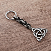 304 Stainless Steel Triqueta Keychains GS1230-3