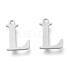 Tarnish Resistant 304 Stainless Steel Charms STAS-H112-L-P-1