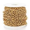 Ion Plating(IP) 304 Stainless Steel Textured Cable Chains CHS-O010-04G-3