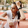 1Pc 304 Stainless Steel Figaro Chain Number Pendant Necklaces NJEW-BBC0001-28A-G-6