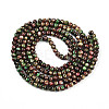 Baking Paint Glass Beads Strands DGLA-N003-4mm-B07-3