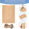 50Pcs Rectangle Paper Baking Bags CARB-SP0001-05B-02-5