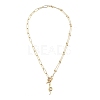 Snake Brass Pendant Necklaces NJEW-JN03009-02-2