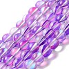 Synthetic Moonstone Beads Strands G-E573-02B-11-2