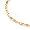 Brass Link Chain Anklets AJEW-AN00376-2