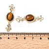 Brass Micro Pave Clear Cubic Zirconia Box Clasps KK-G505-39G-3