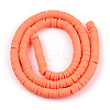 Handmade Polymer Clay Beads Strands CLAY-R089-6mm-064-6