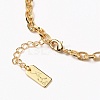 Brass Cable Chain Bracelets BJEW-H537-09G-2
