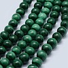 Natural Malachite Beads Strands G-F571-27A1-10mm-1