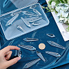 20Pcs 4 Styles Transparent Glass Pendants GLAA-SP0001-79-3