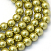 Baking Paint Glass Pearl Bead Strands LS-HY-Q003-3mm-43-1