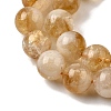 Heated Natural Citrine Beads Strands G-D323-A01-10mm-B-4