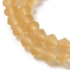 Imitate Austrian Crystal Frosted Glass Beads Strands EGLA-A039-T2mm-MD18-3