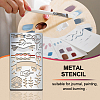 Stainless Steel Metal Stencils DIY-WH0242-267-4