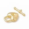 Brass Toggle Clasps KK-K271-20G-3