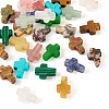30Pcs 15 Styles Natural & Synthetic Mixed Gemstone Beads G-TA0002-13-3