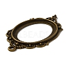 Zinc Alloy Pendant Cabochon Settings FIND-WH050-70AB-3