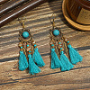 Alloy Round Chandelier Earrings FS-WGD7741-17-1