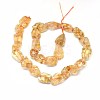 Natural Citrine Beads Strands G-O173-006-2