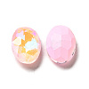 Mocha Fluorescent Style Glass Rhinestone Cabochons GGLA-M005-01A-223MK-2