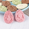 9Pcs Easter Theme Plastic Cookie Cutters EAER-PW0001-065-4