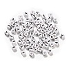 Opaque Acrylic Beads OACR-S076-01V-1