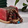 CHGCRAFT Natural Wenge Wood Beads WOOD-CA0001-35-5