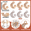 50Pcs 2 Colors Alloy Pendants FIND-TA0004-31-3