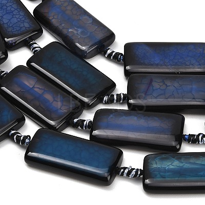 Natural Dragon Veins Agate Beads Strands GG-CBA2A74-01D-1