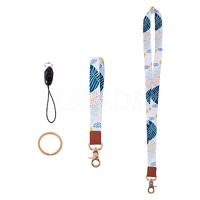 1 Set Polyester Mobile Straps HJEW-TA0001-40A-1