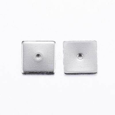 Tarnish Resistant 304 Stainless Steel Spacers Beads X-STAS-P163-11P-1