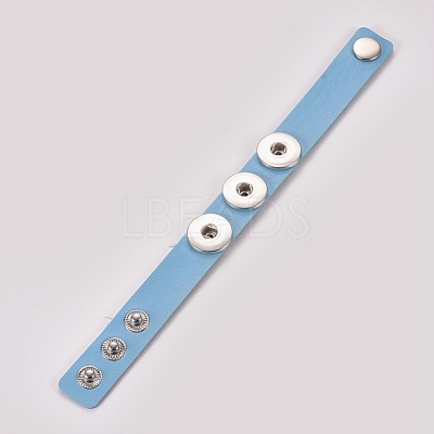 Imitation Leather Cord Bracelets BJEW-WH0009-05E-1