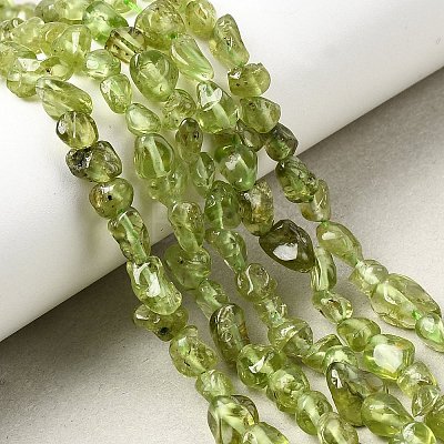 Natural Peridot Beads Strands G-H346-A01-01-1