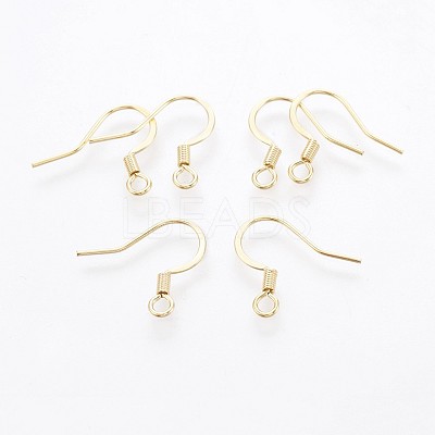 316 Surgical Stainless Steel French Earring Hooks STAS-P221-02G-1