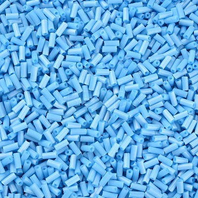 Opaque Colours Glass Bugle Beads SEED-N005-001-B05-1