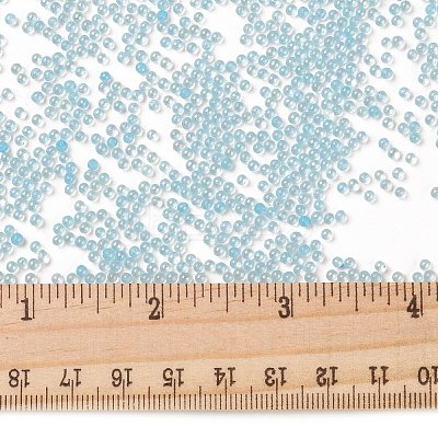 Luminous Transparent Glass Seed Round Beads GLAA-F124-D07-A-1