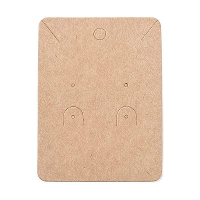 Blank Kraft Paper Jewlery Display Cards CDIS-G005-11-1