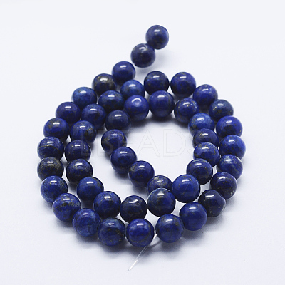 Natural Lapis Lazuli Beads Strands G-P348-01-3mm-1