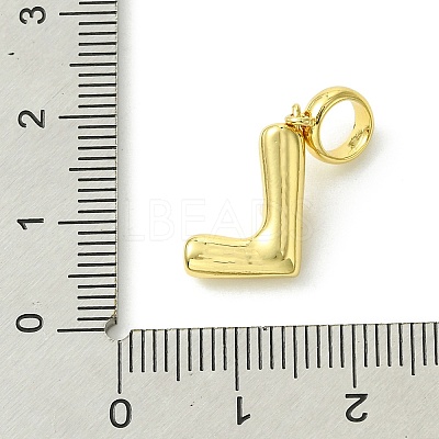 Rack Plating Brass with ABS Plastic Pearl European Dangle Charms KK-G501-02L-G-1